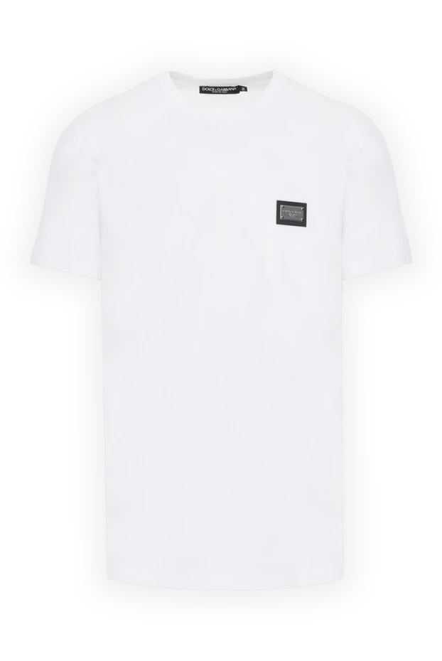 Dolce & Gabbana man white cotton t-shirt for men buy with prices and photos 173565 - photo 1