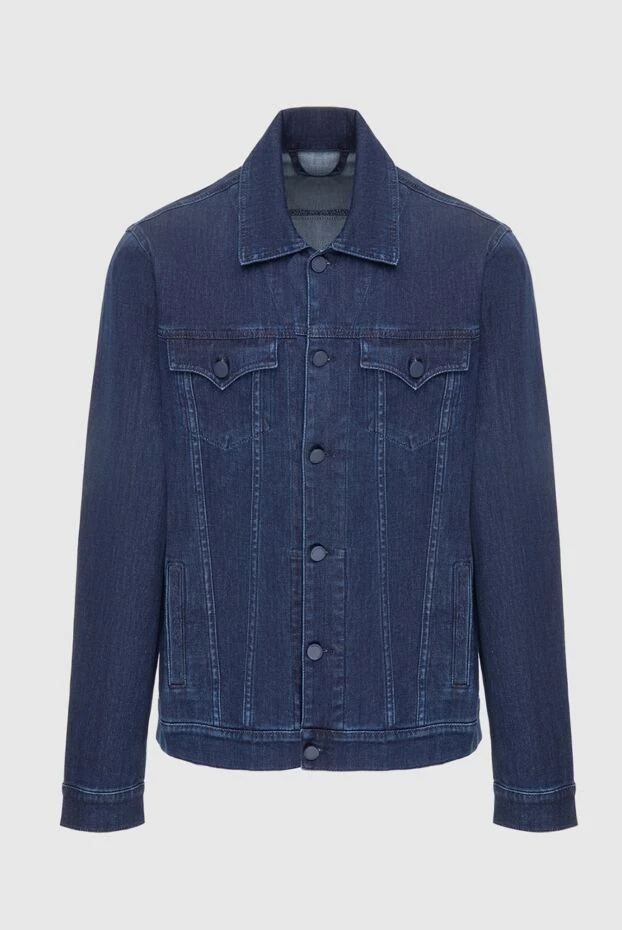 Scissor Scriptor denim jacket made of cotton and elastane blue for men 173621 - photo 1