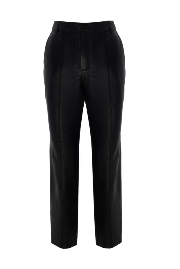 Fleur de Paris woman black leather pants for women buy with prices and photos 173645 - photo 1