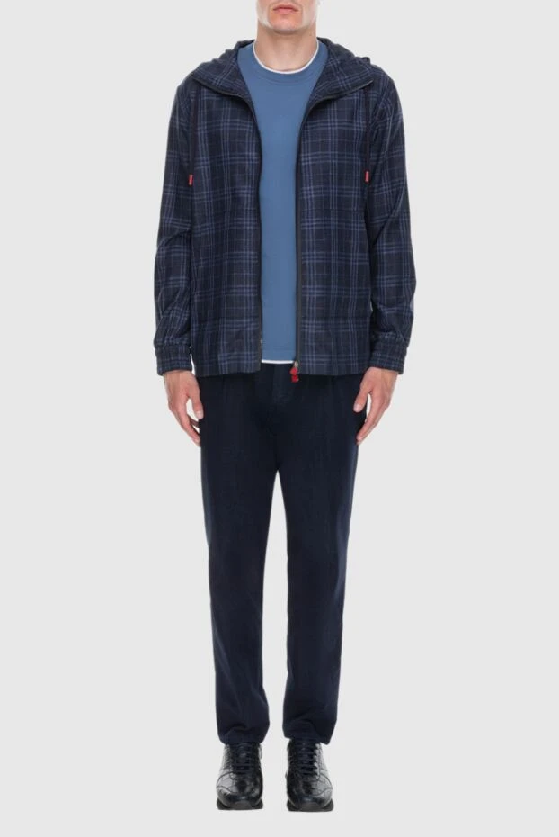 Kiton man blue wool sports jacket for men 173658 - photo 2