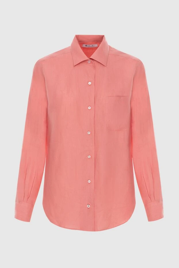 Loro Piana women's linen pink shirt 173695 - photo 1