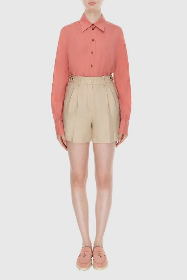 Loro Piana woman shorts beige for women 173704 - photo 2