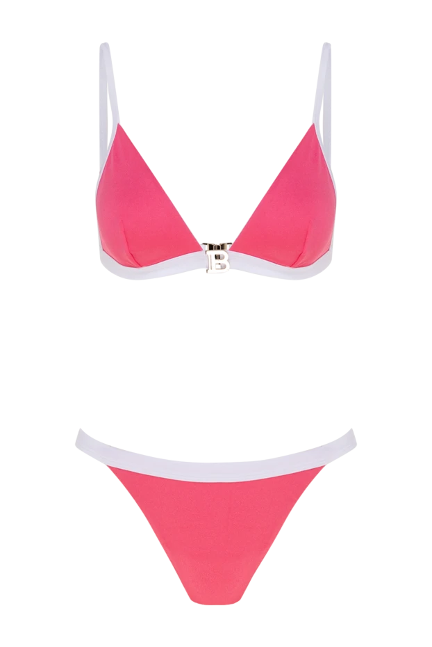Balmain жіночі купальник рожево-білий жіночий купити фото з цінами 173741 - фото 1