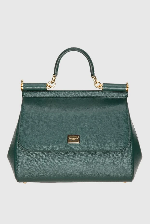 Dolce & Gabbana женские сумка из кожи зеленая женская купить с ценами и фото 173759 - фото 1