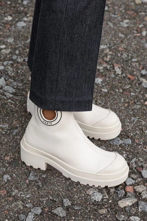 Dior white ankle boots for women with logo 173773 - photo 2