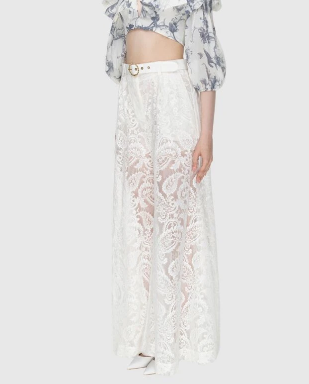 Zimmermann pants for women white lace 173791 - photo 3