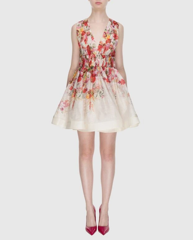 Zimmermann red mini dress for women with a v-neckline 173808 - photo 2