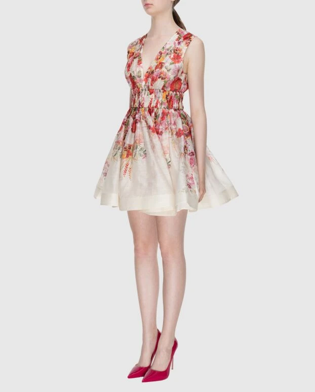Zimmermann red mini dress for women with a v-neckline 173808 - photo 3