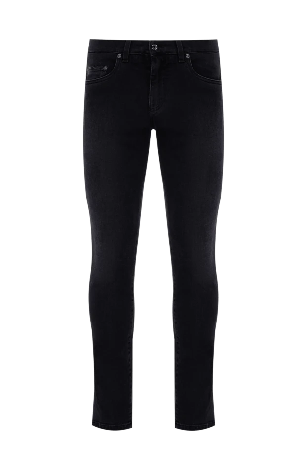 Dolce & Gabbana man black cotton and elastane jeans for men 173827 - photo 1