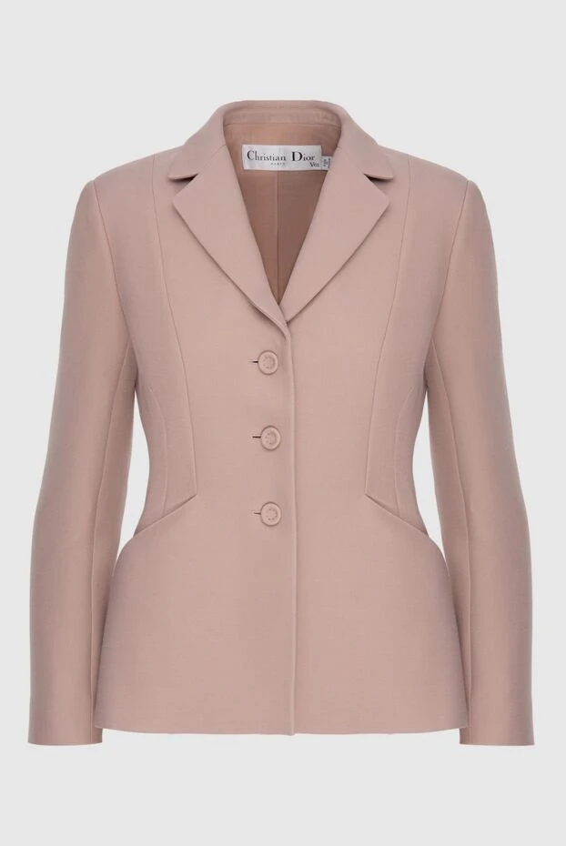 Dior woman pink wool and silk jacket for women buy with prices and photos 173835 - photo 1