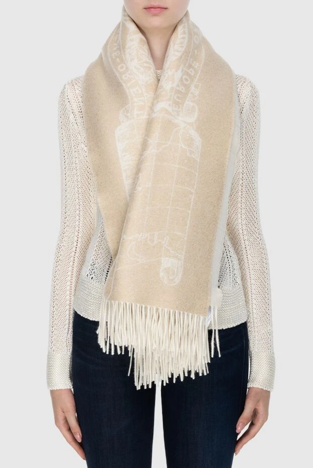 Dior жіночі шарф бежевий жіночий купити фото з цінами 173836 - фото 2