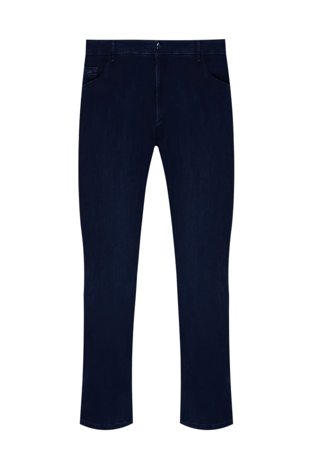 Zilli мужские джинсы из хлопка и полиамида синие мужские купить с ценами и фото 173843 - фото 1
