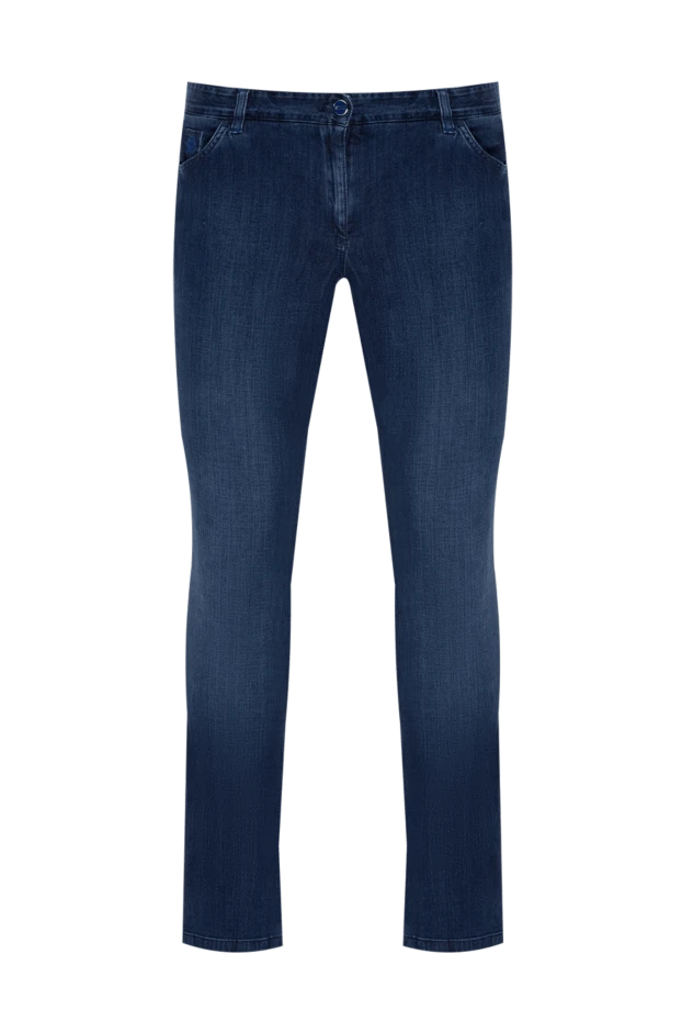 Zilli чоловічі джинси з бавовни та поліаміду сині чоловічі купити фото з цінами 173846 - фото 1