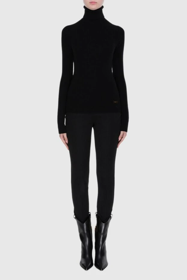 Balmain woman black wool turtleneck for women 173853 - photo 2