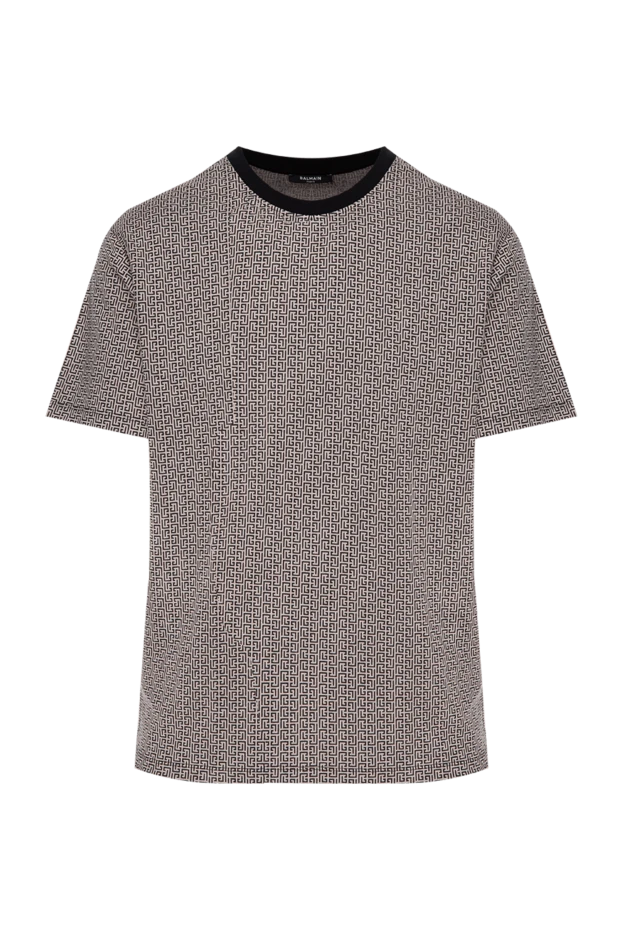 Balmain мужские футболка из вискозы и полиэстера черная мужская купить с ценами и фото 173856 - фото 1