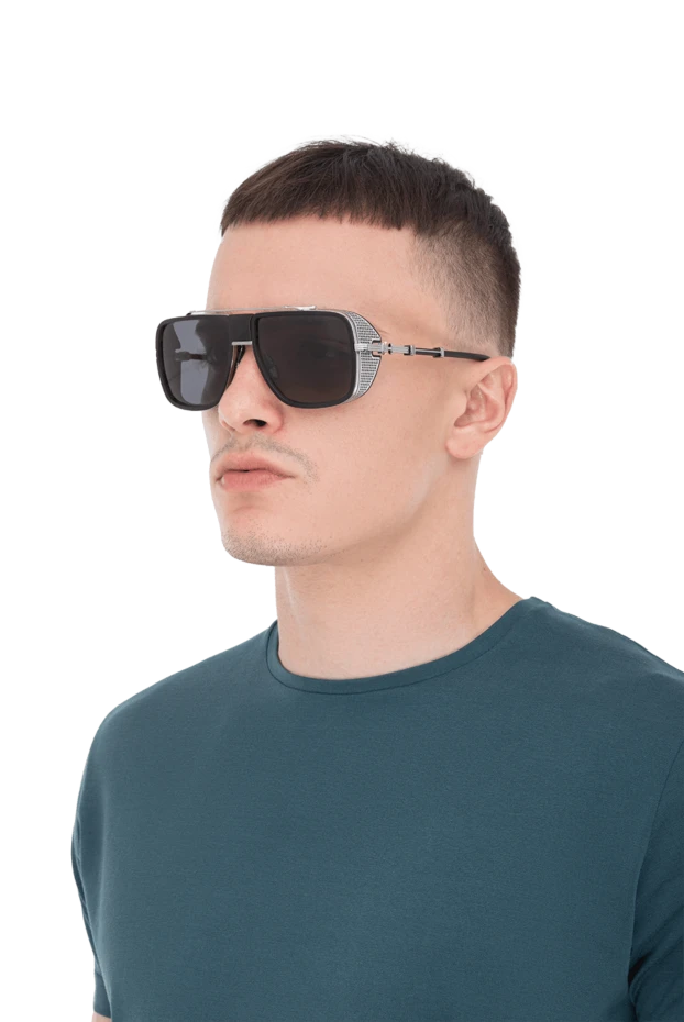Balmain мужские очки из металла серые мужские купить с ценами и фото 173880 - фото 2