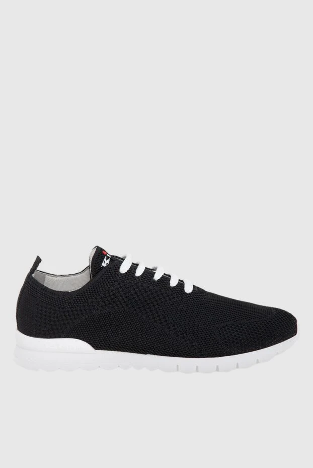 Kiton men's black sneakers with logo on the tongue 173917 - photo 1