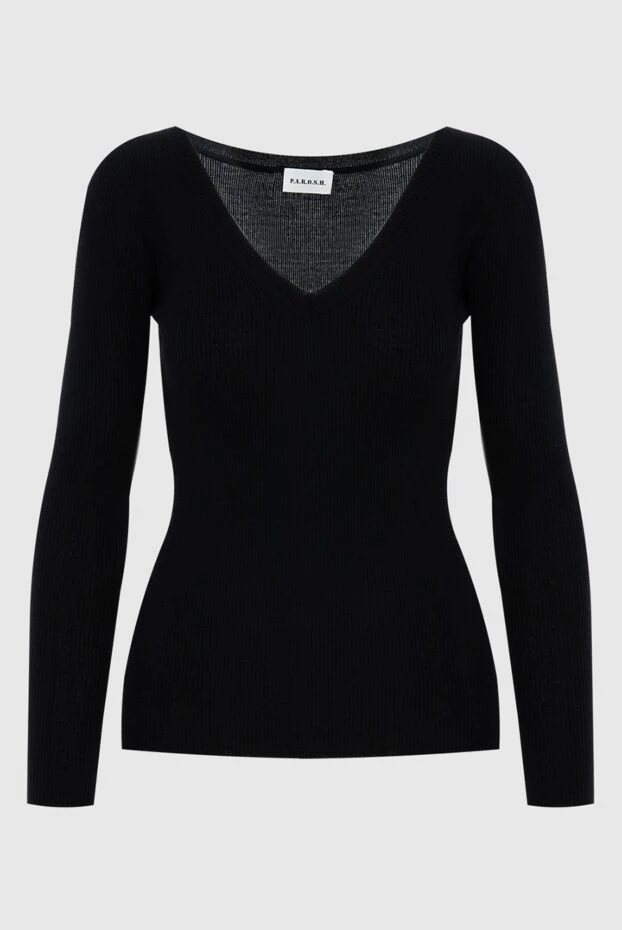 P.A.R.O.S.H. woman black wool jumper for women buy with prices and photos 173921 - photo 1