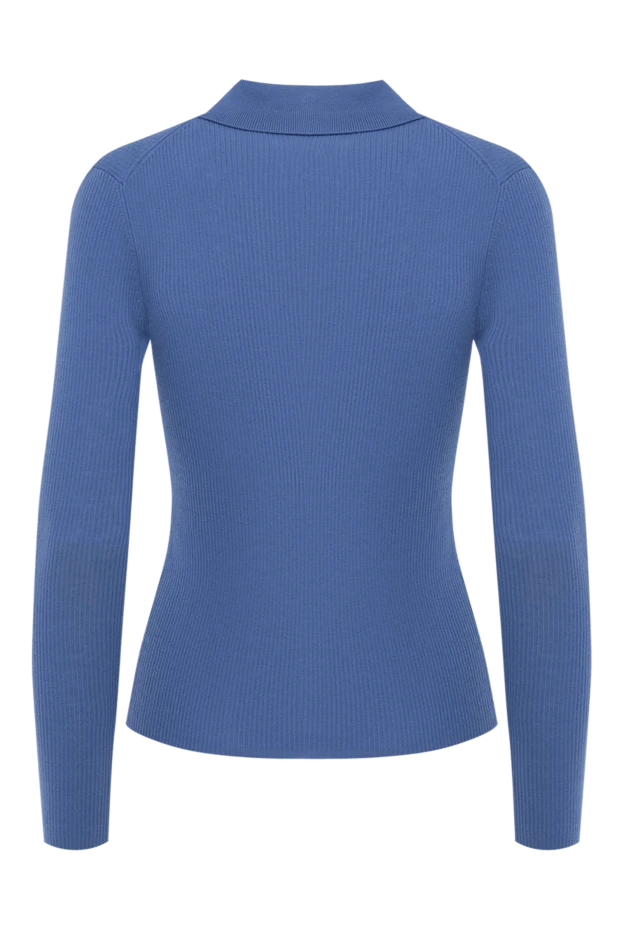 P.A.R.O.S.H. woman blue wool polo shirt for women 173922 - photo 2