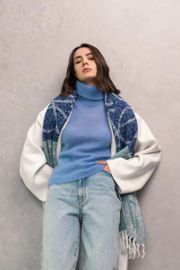 P.A.R.O.S.H. women's blue short-sleeved t-shirt 173924 - photo 2