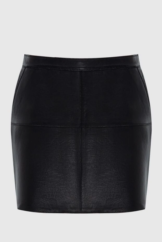 P.A.R.O.S.H. woman black leather skirt for women buy with prices and photos 173931 - photo 1