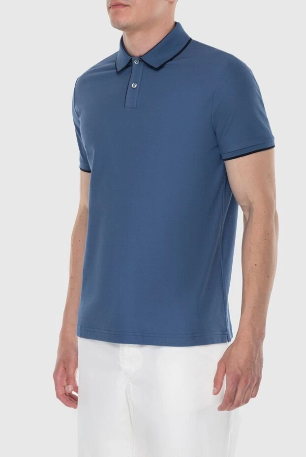 Loro Piana polo shirt made of cotton and elastane blue for men 195759 - photo 3