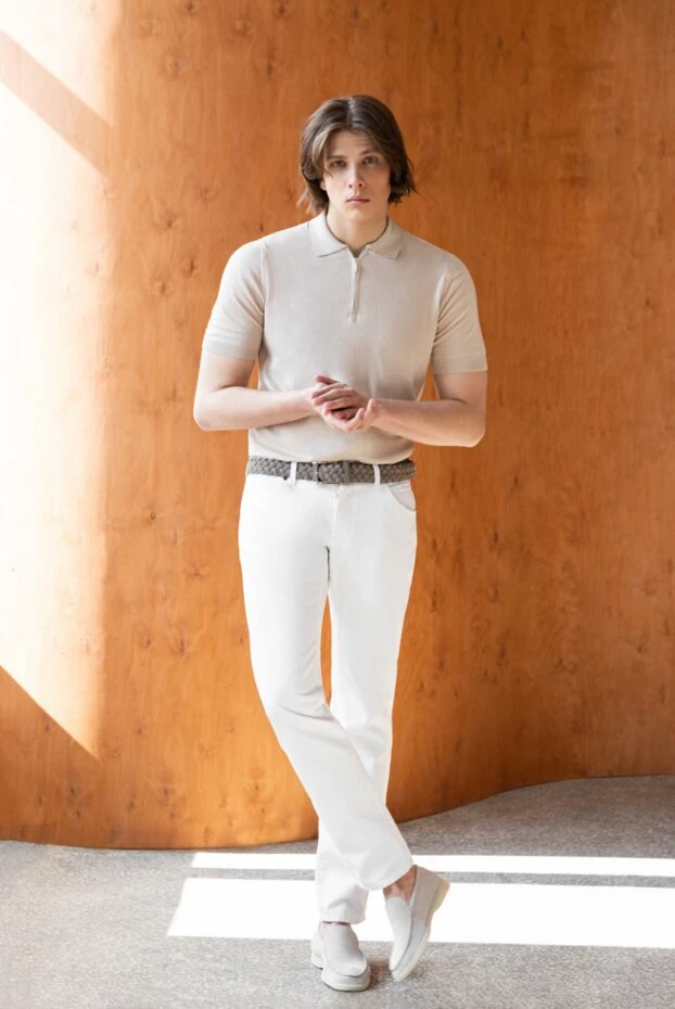 Loro Piana classic beige suede loafers for men 173974 - photo 2