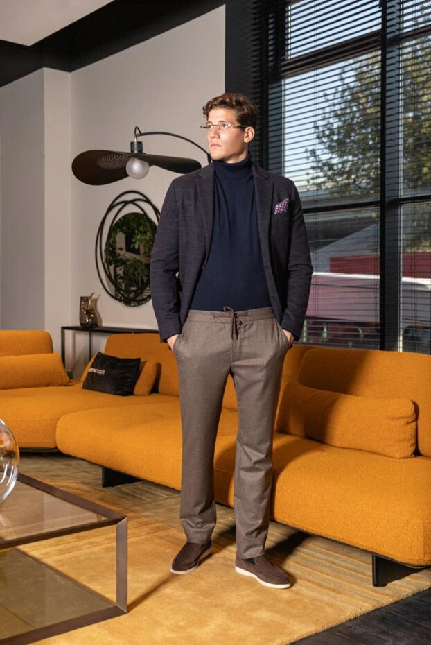 Loro Piana loafers for men suede classic brown 173977 - photo 2