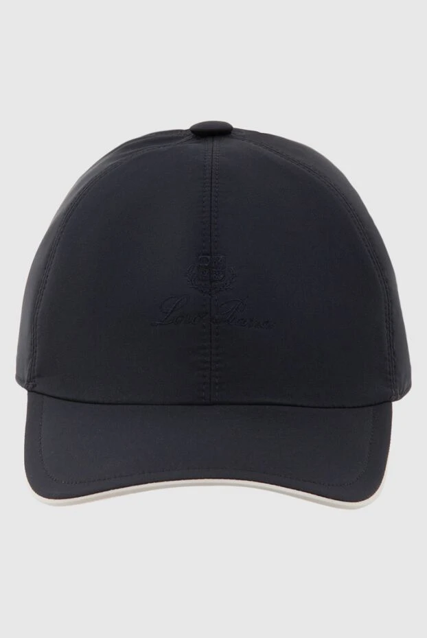 Loro Piana men's blue cap with logo 173980 - photo 1