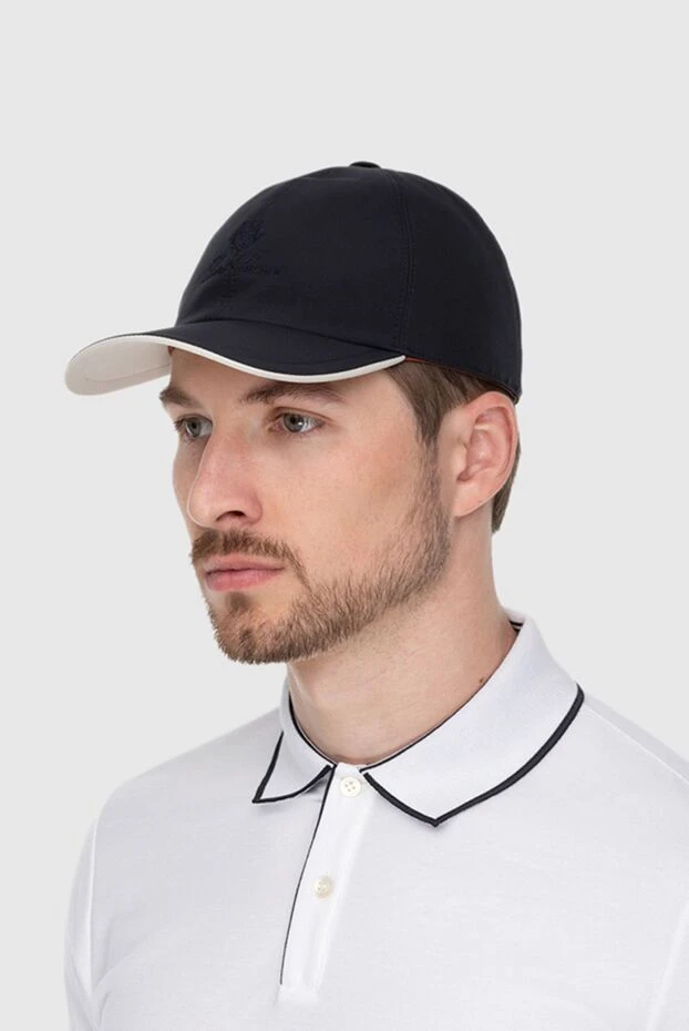 Loro Piana man blue polyester cap for men 173980 - photo 2