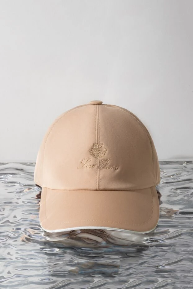 Loro Piana men's beige cap with logo 173982 - photo 2