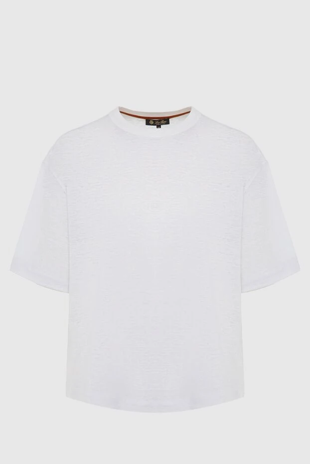 Loro Piana женские футболка из хлопка белая женская купить с ценами и фото 173989 - фото 1