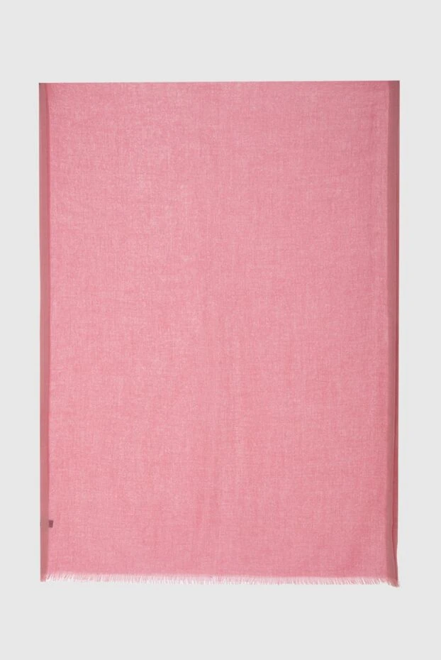 Loro Piana жіночі шарф з кашеміру та шовку рожевий жіночий купити фото з цінами 173991 - фото 1