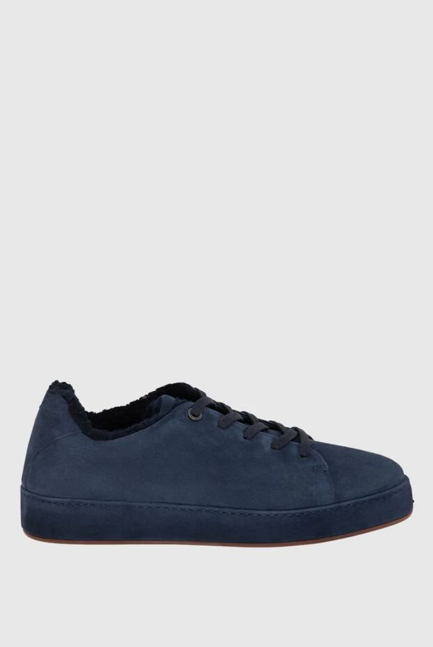 Loro Piana man blue nubuck sneakers for men buy with prices and photos 173996 - photo 1