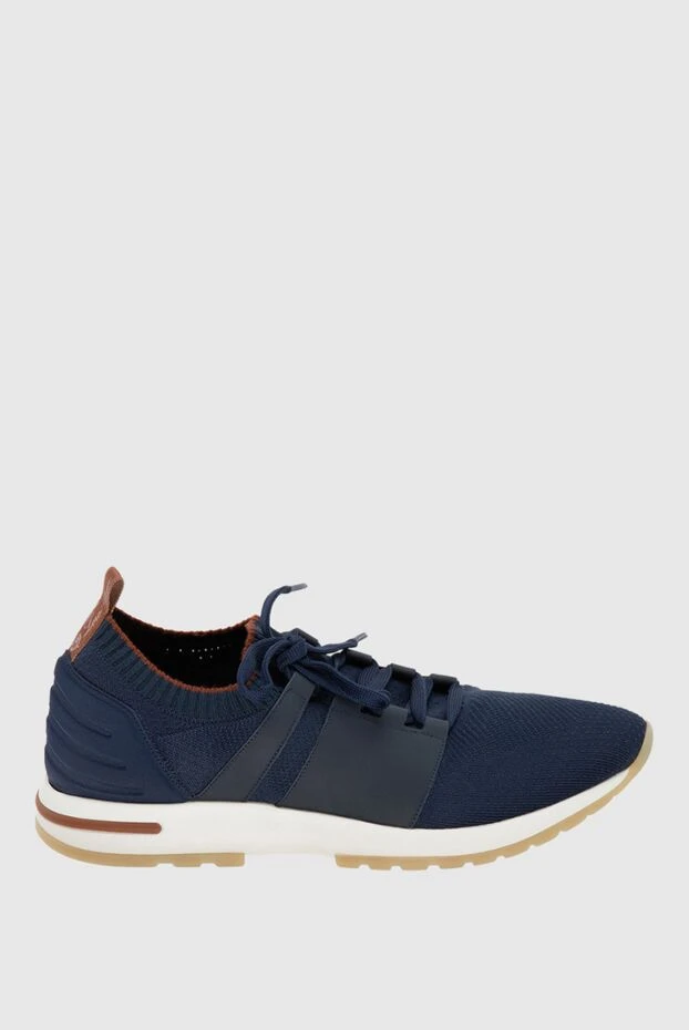 Loro Piana man blue wool sneakers for men 173998 - photo 1