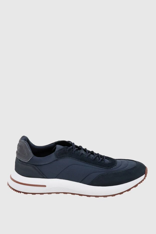 Loro Piana man polyester and nubuck sneakers blue for men buy with prices and photos 174007 - photo 1