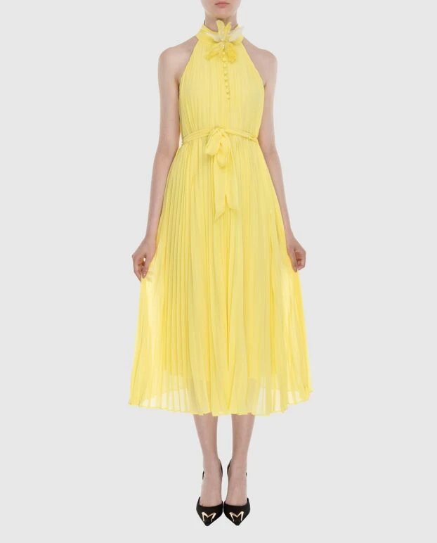 Zimmermann yellow viscose dress for women 174045 - photo 2