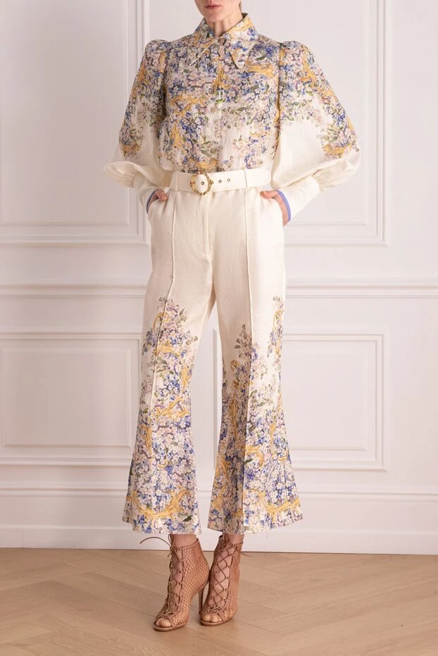 Zimmermann white linen pantsuit for women 174049 - photo 2