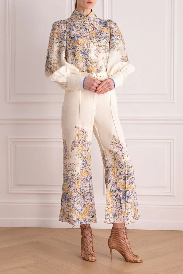 Zimmermann white linen pantsuit for women 174049 - photo 3