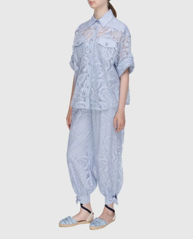 Zimmermann pantsuit made of cotton and nylon blue for women 174050 - photo 3