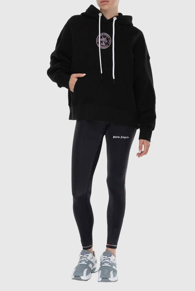 Palm Angels woman cotton hoodie black for women buy with prices and photos 174068 - photo 2