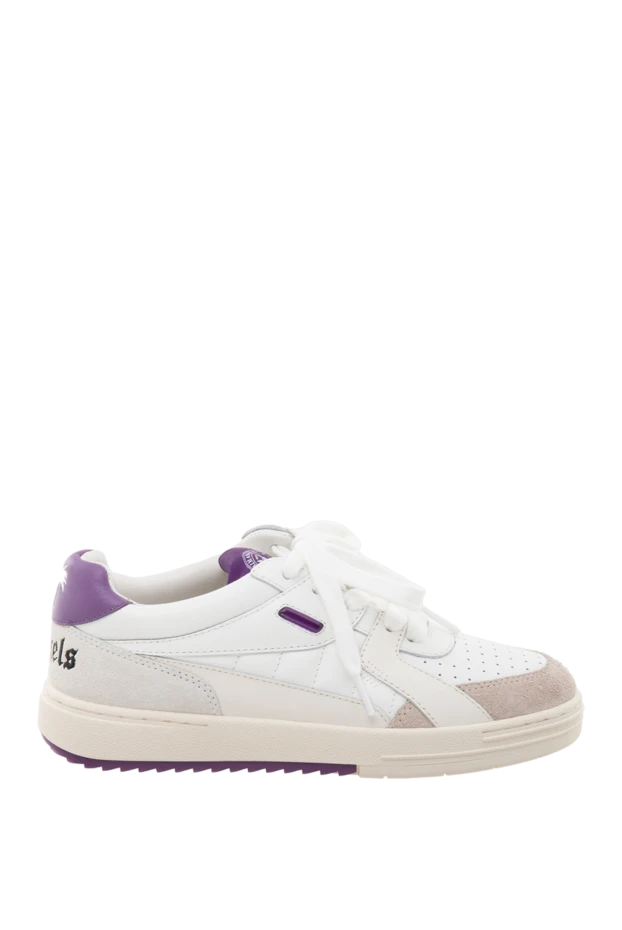 Palm Angels woman white leather and suede sneakers for women buy with prices and photos 174075 - photo 1