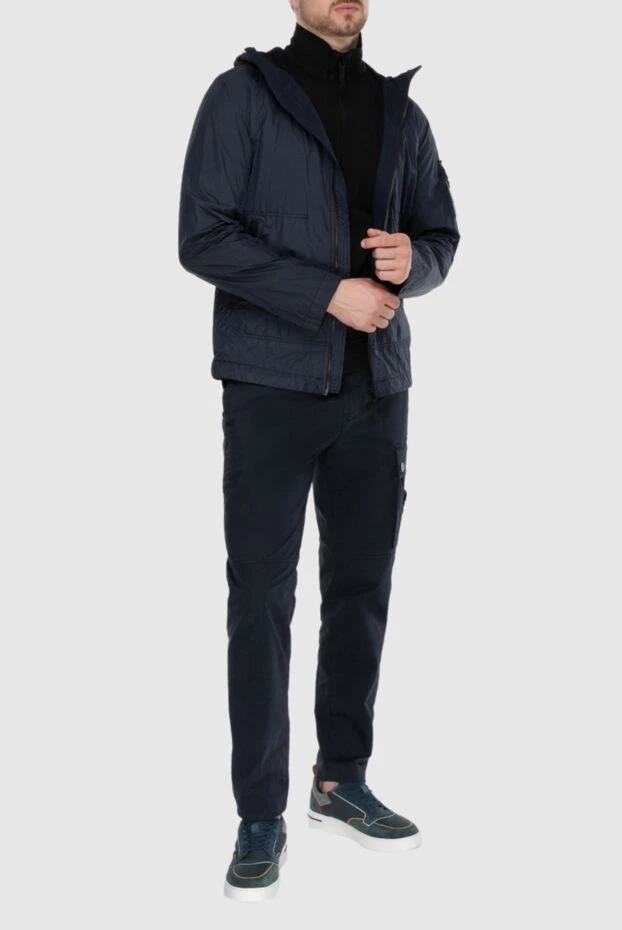 Stone Island man blue polyamide jacket for men buy with prices and photos 174100 - photo 2