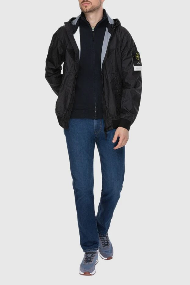 Stone Island man black polyamide jacket for men buy with prices and photos 174101 - photo 2