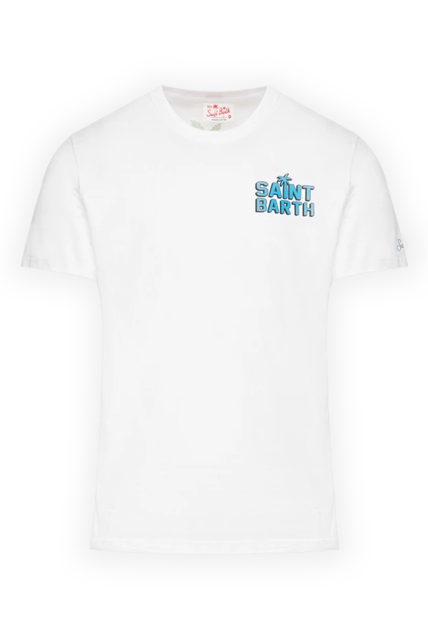 MC2 Saint Barth man white cotton t-shirt for men buy with prices and photos 174118 - photo 1