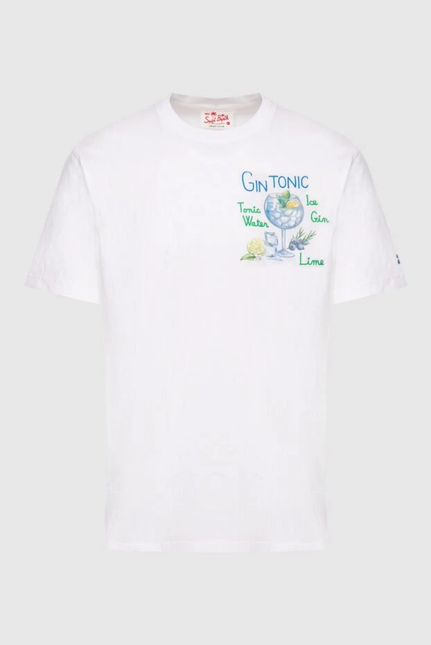 MC2 Saint Barth чоловічі футболка з бавовни біла чоловіча купити фото з цінами 174122 - фото 1