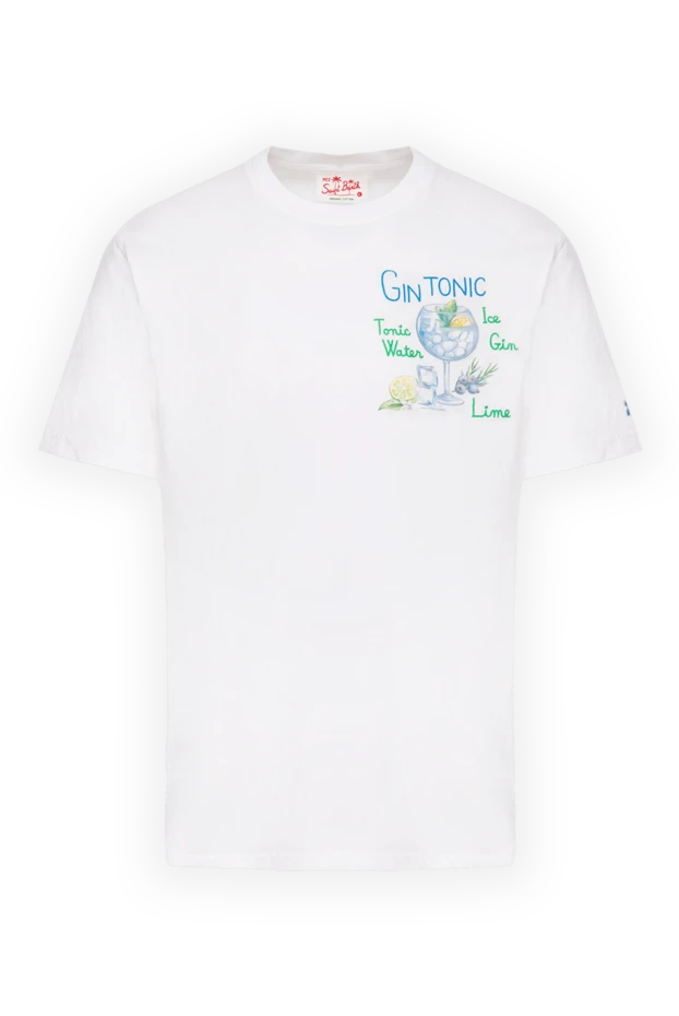 MC2 Saint Barth man white cotton t-shirt for men buy with prices and photos 174122 - photo 1