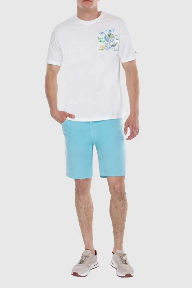 MC2 Saint Barth мужские футболка из хлопка белая мужская купить с ценами и фото 174122 - фото 2