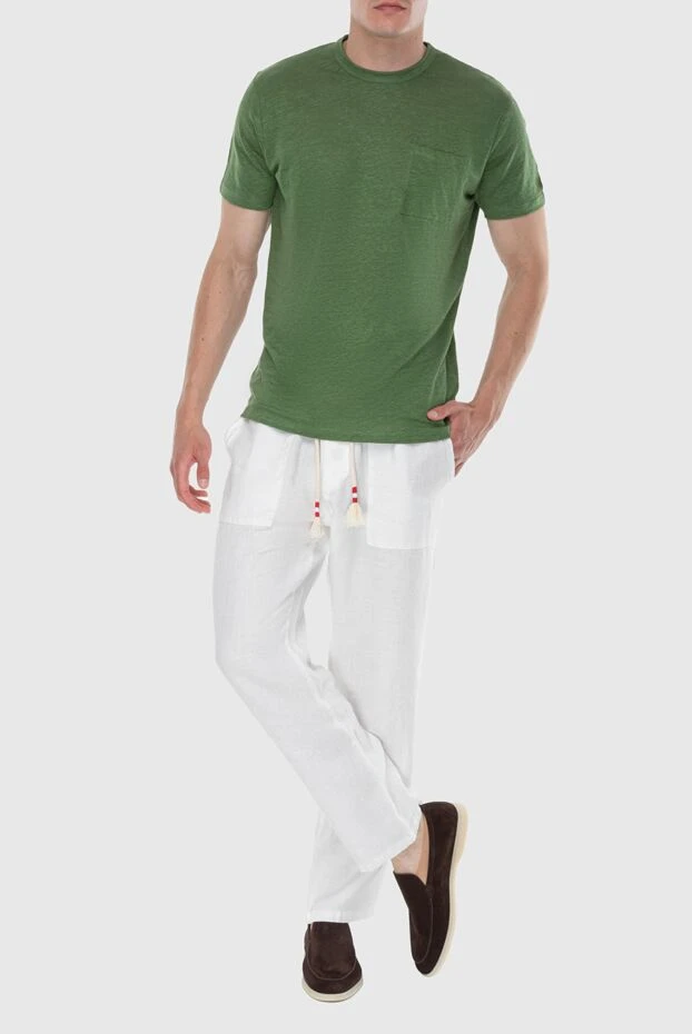 MC2 Saint Barth man white wool and cotton trousers for men buy with prices and photos 174133 - photo 2