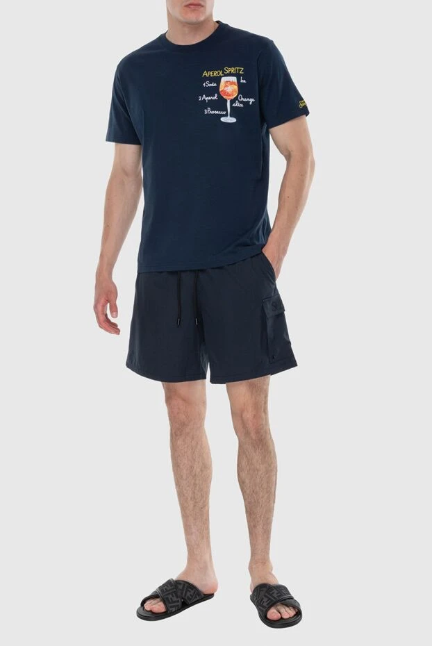 MC2 Saint Barth man polyamide and elastane shorts blue for men buy with prices and photos 174136 - photo 2